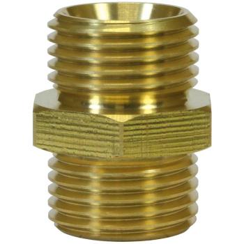Doppelnippel 3/8", Messing