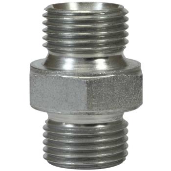 Doppelnippel 1/4", Edelstahl